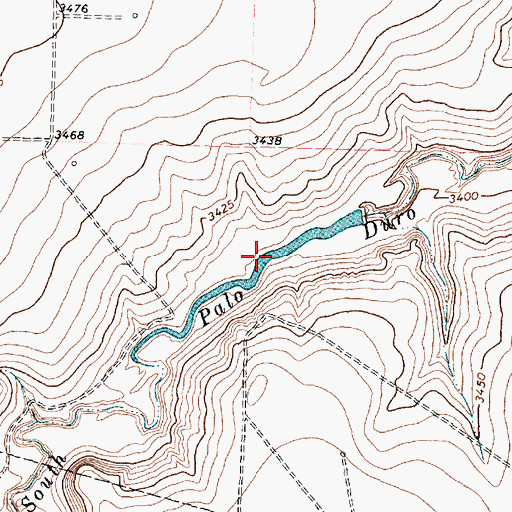 Topographic Map of Griffin Estate Lake Number 1, TX