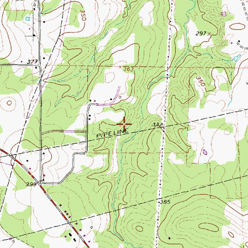 Topographic Map of Snider Lake, TX