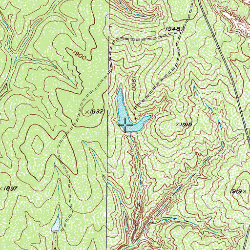 Topographic Map of Springer Lake, TX