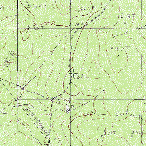 Topographic Map of Allerkamp Ranch Lake Dam, TX