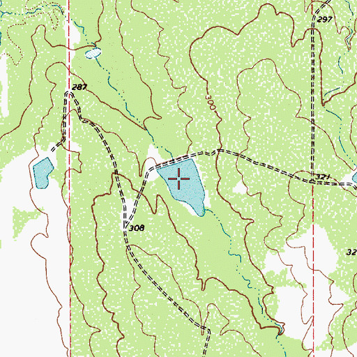 Topographic Map of Charamusca Lake Number 4, TX