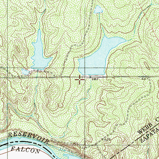 Topographic Map of Zachry Lake Number 3, TX