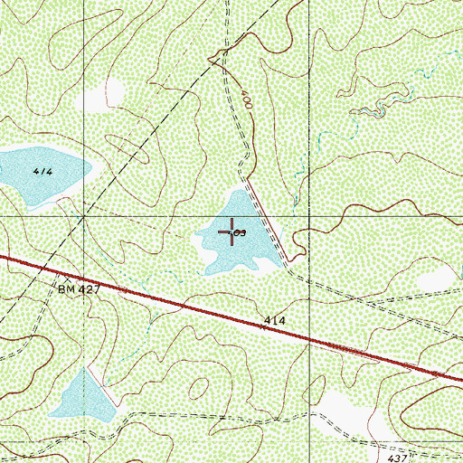 Topographic Map of Traylor Lake Number 2, TX
