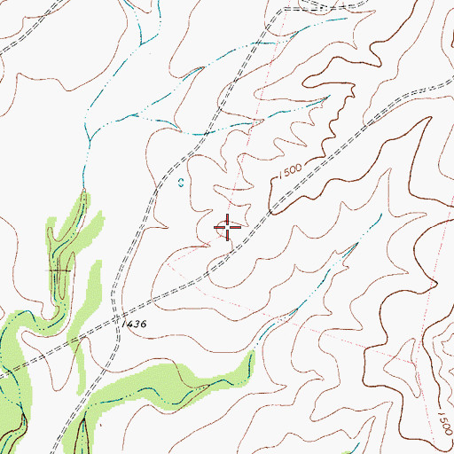 Topographic Map of Gillis East Lake, TX