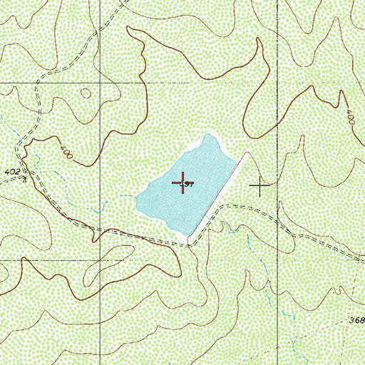 Topographic Map of Nunley Lake Number 2, TX