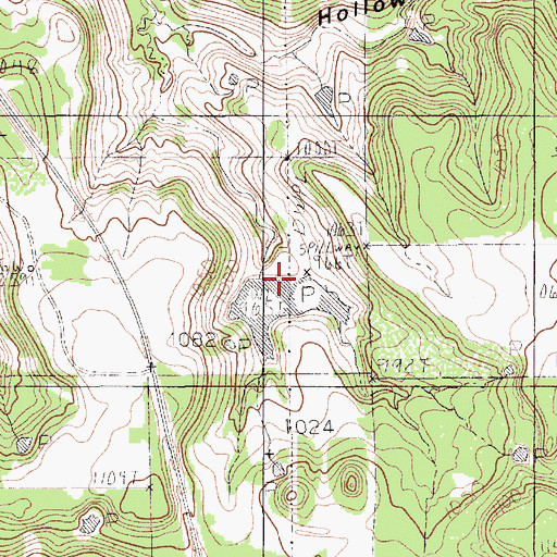 Topographic Map of Wilson Lake, TX