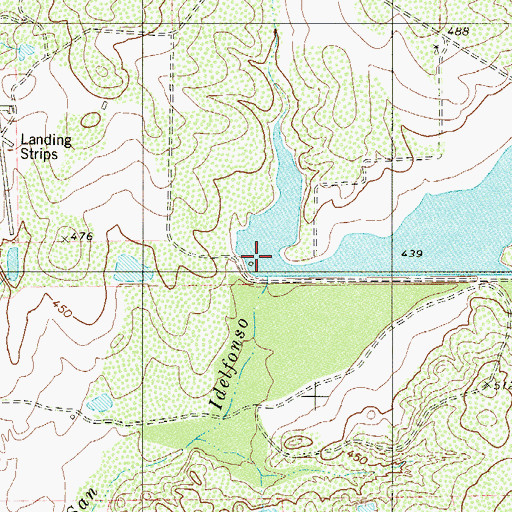 Topographic Map of Link Lake Number 2, TX