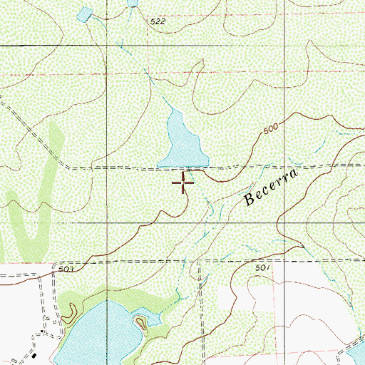 Topographic Map of Leyendecker Lake, TX