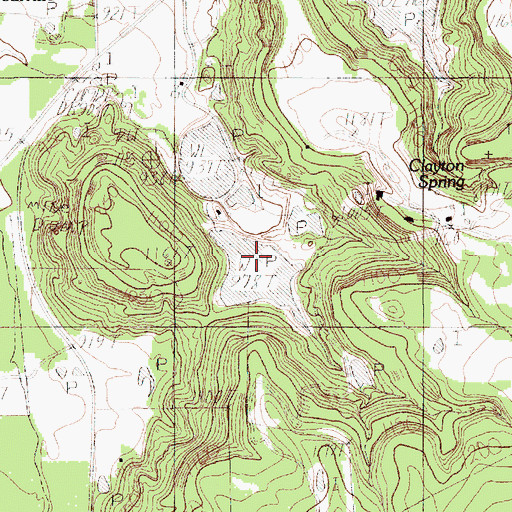 Topographic Map of Henslee Lake Number 2 Dam, TX