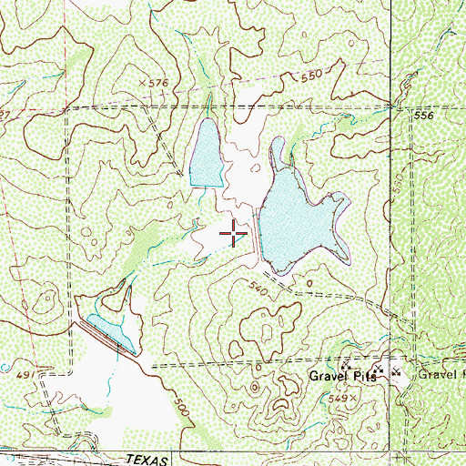 Topographic Map of Killam Lake Number 2, TX
