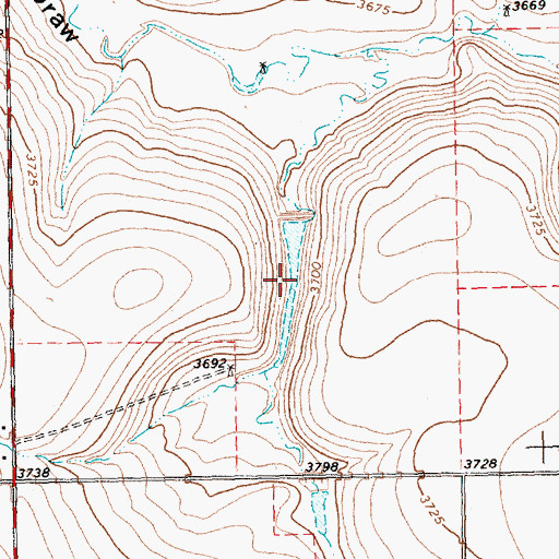 Topographic Map of Schwalker Lake, TX