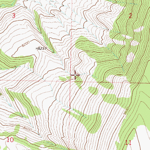 Topographic Map of Slate River, CO