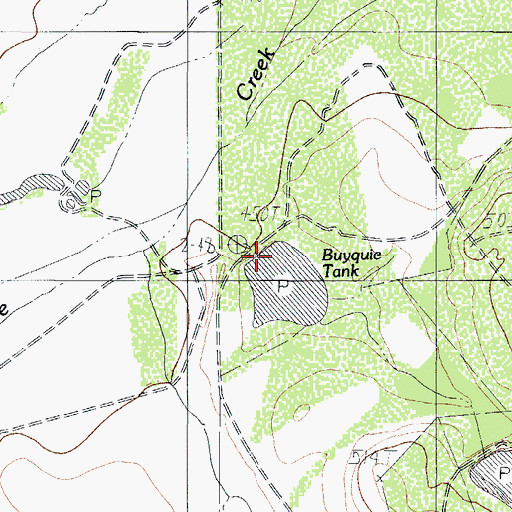 Topographic Map of Light Lake Number 2, TX