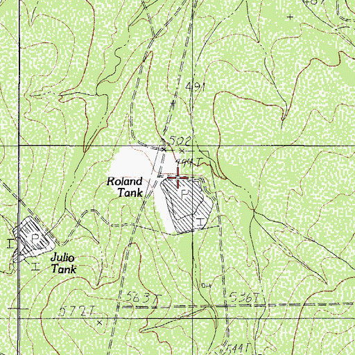 Topographic Map of Light Lake Number 3, TX