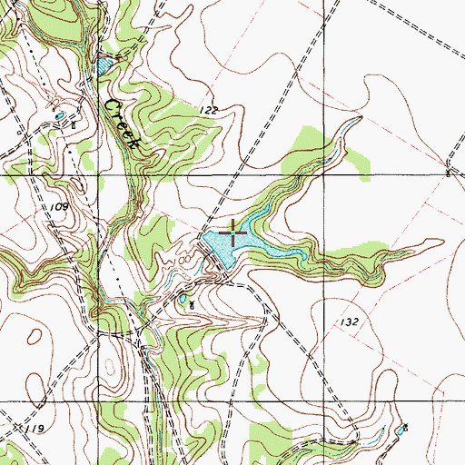 Topographic Map of New Lake, TX