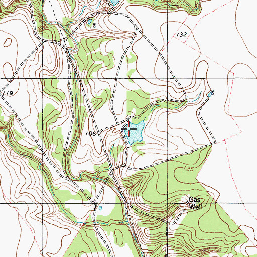 Topographic Map of Old Lake, TX