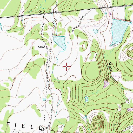 Topographic Map of Carey Lake, TX