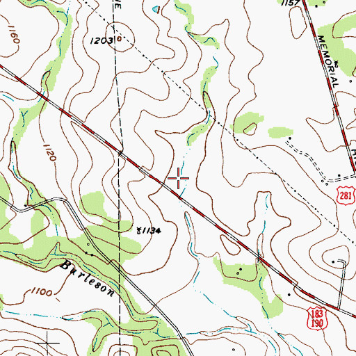Topographic Map of Jones Lake Dam, TX