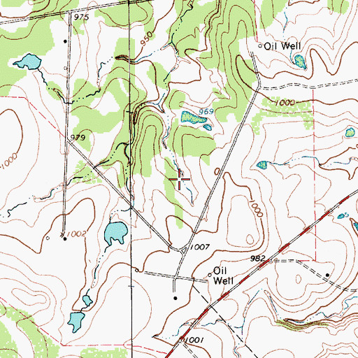 Topographic Map of Worthington Lake Number 1, TX