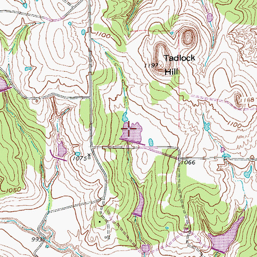 Topographic Map of Gaylord Lake Number 2, TX