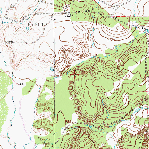 Topographic Map of Ball Lake Dam, TX