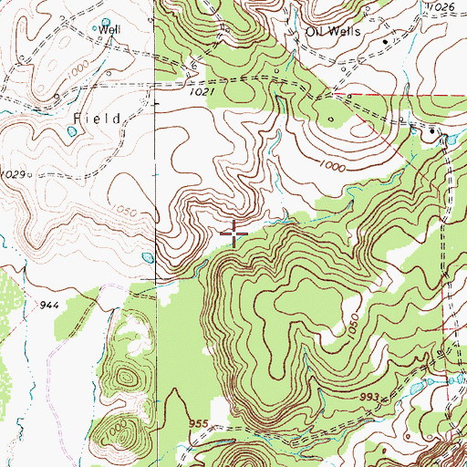 Topographic Map of Ball Lake, TX