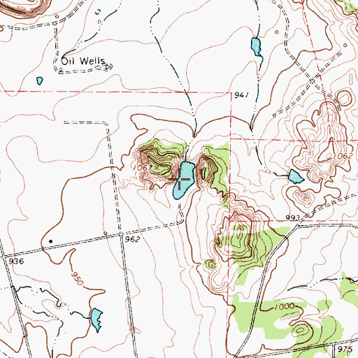 Topographic Map of Worthington Lake Number 3, TX