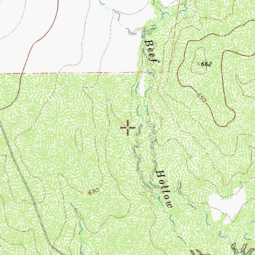 Topographic Map of Chaparrosa Lake Dam, TX