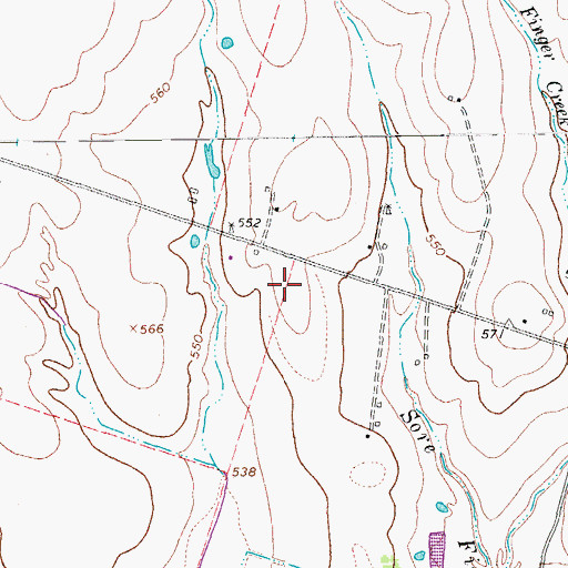 Topographic Map of Hejl Lake, TX