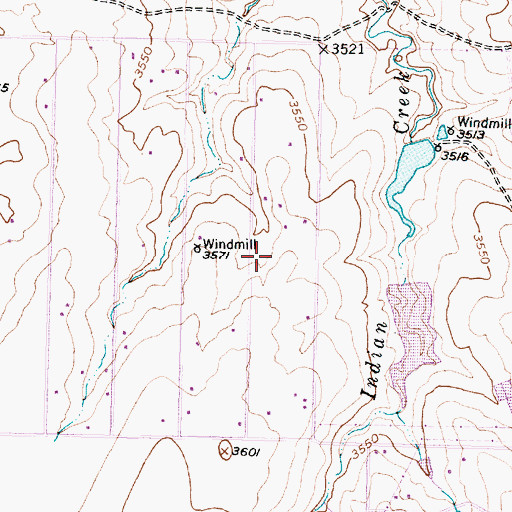 Topographic Map of Southwestern Public Service Lake Dam, TX