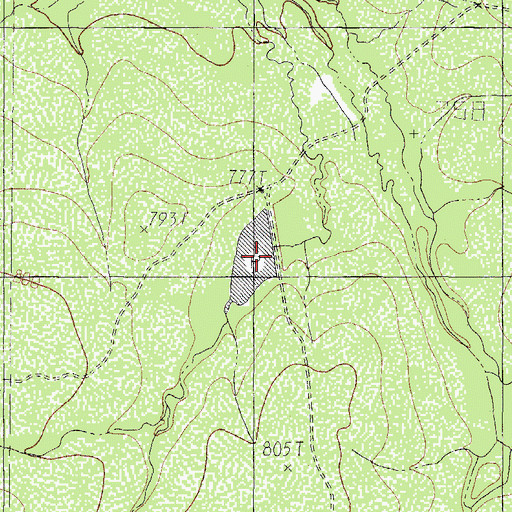 Topographic Map of Farias Lake Number 5 Dam, TX