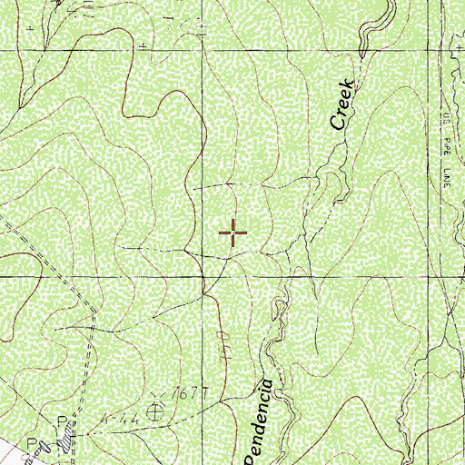 Topographic Map of Farias Lake Number 7, TX