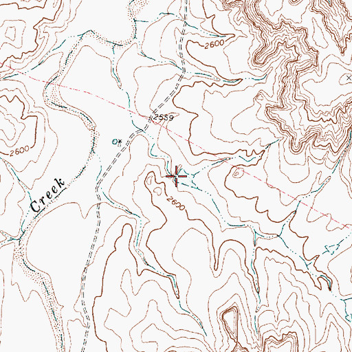 Topographic Map of McMordie Lake, TX