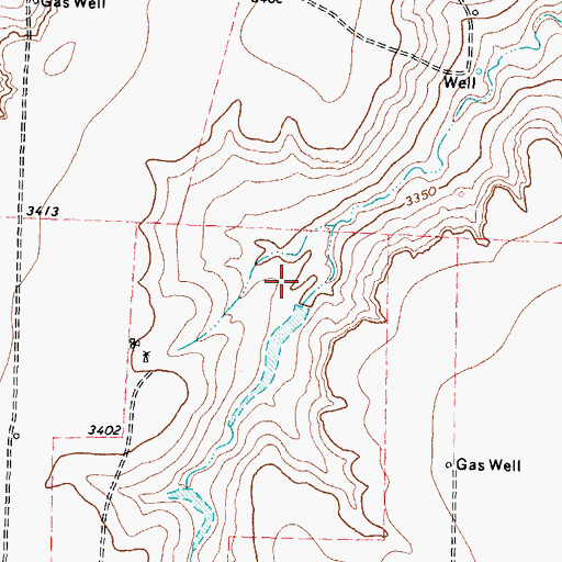 Topographic Map of Kenson Lake, TX