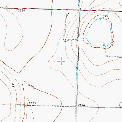 Topographic Map of Singleton Lake Dam, TX