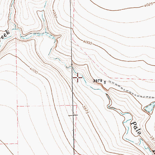 Topographic Map of Grigsby Lake, TX