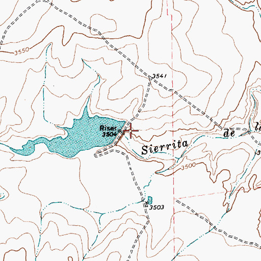 Topographic Map of Taylor Lake Dam, TX