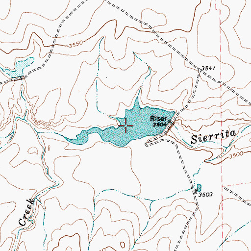 Topographic Map of Taylor Lake, TX