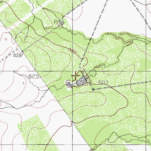 Topographic Map of Stumberg Lake, TX
