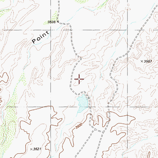 Topographic Map of Hammond Ranch Lake, TX