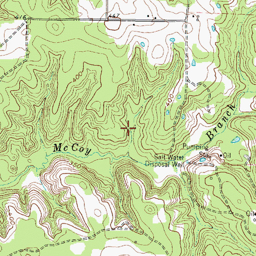 Topographic Map of Stroman Lake Dam, TX