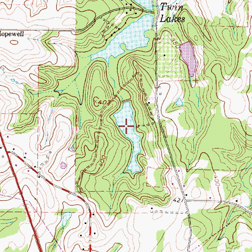 Topographic Map of Sonny Oats Lake Number 1, TX