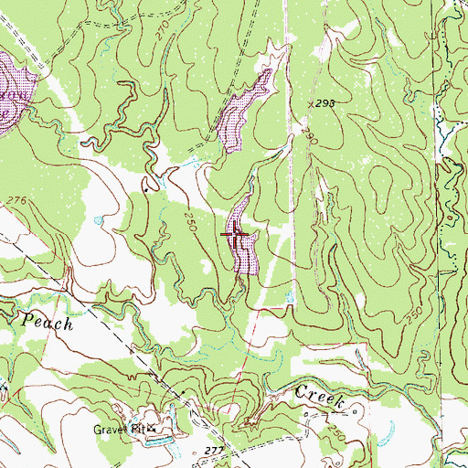 Topographic Map of Frierson Lake Number 2, TX