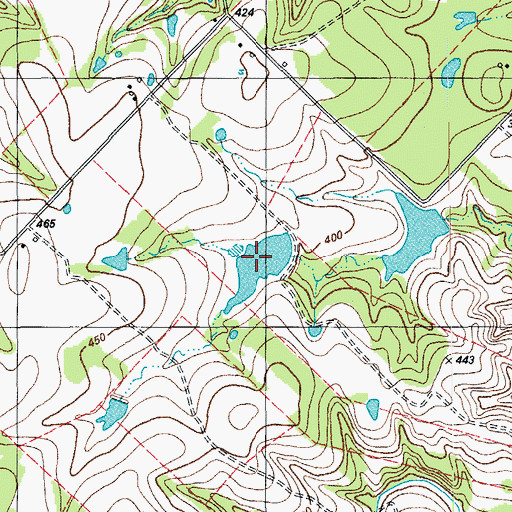 Topographic Map of Duke Lake Number 2, TX