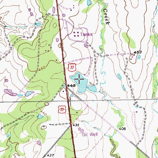 Topographic Map of Kasper Estate Lake, TX