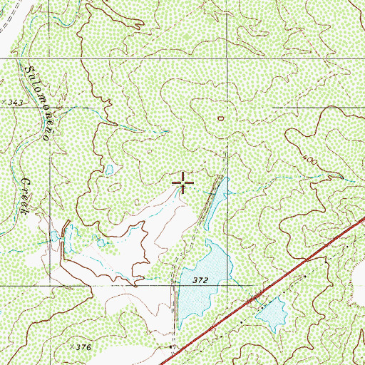 Topographic Map of Gutierrez Lake Number 2, TX