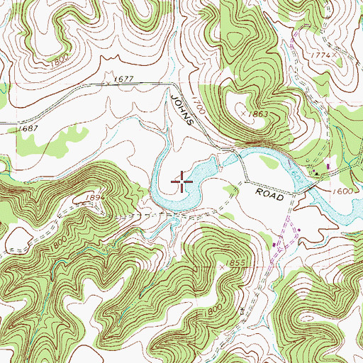 Topographic Map of Smith Investment Company Lake Number 1, TX