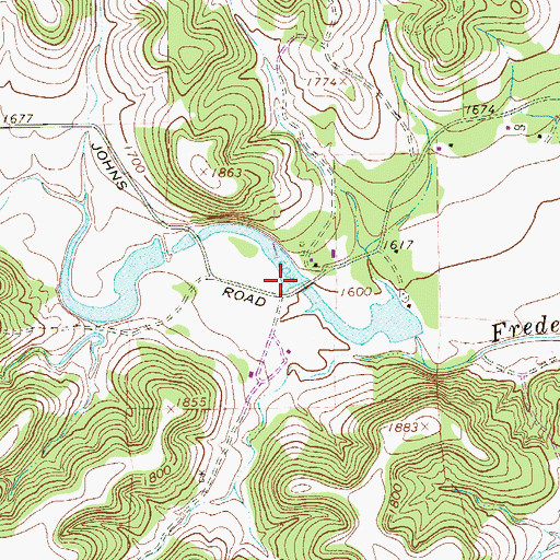 Topographic Map of Smith Investment Company Lake Number 3 Dam, TX