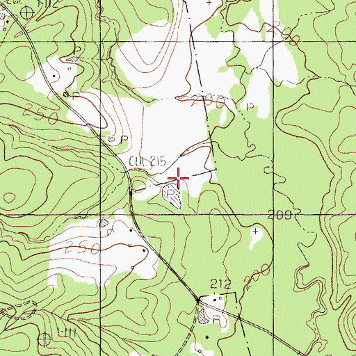 Topographic Map of Pond 2 Dam, TX