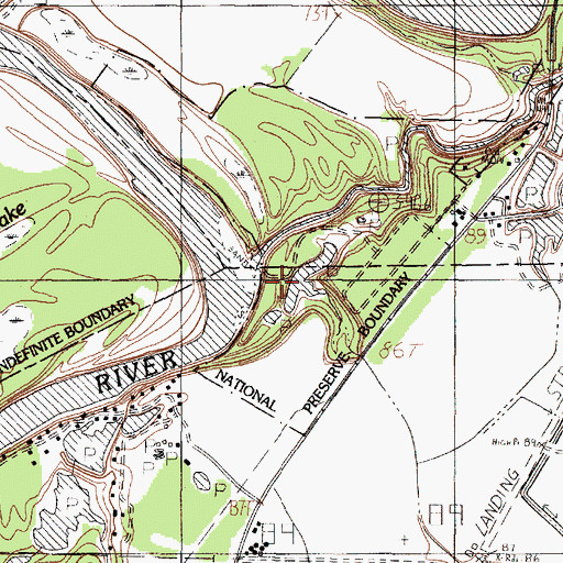 Topographic Map of Pond 1 Dam, TX